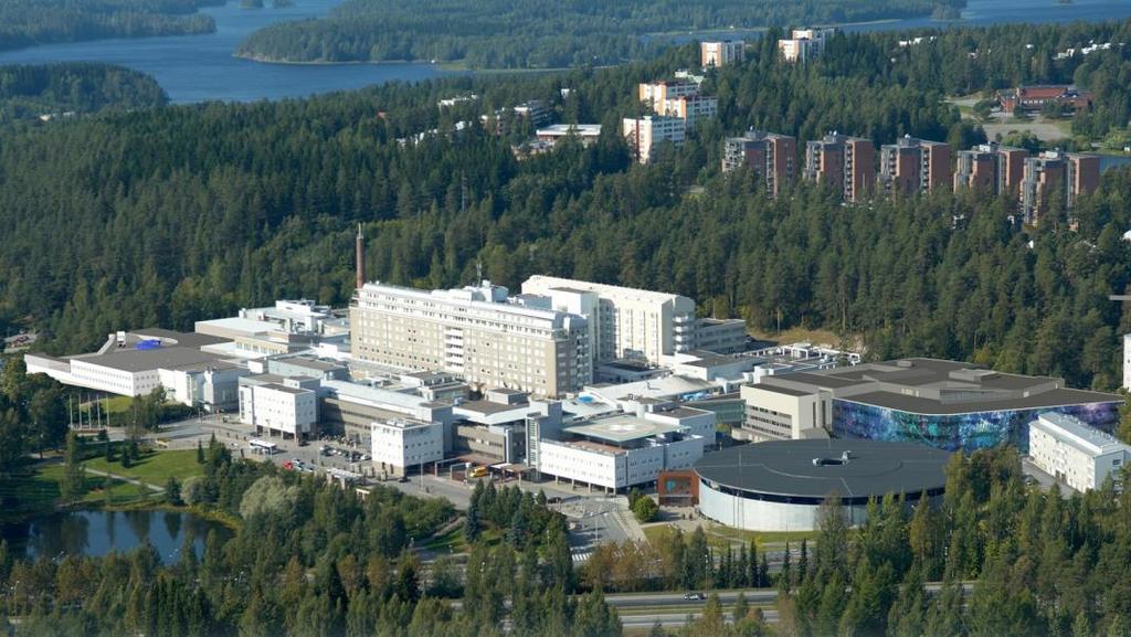 Kuva 1. Kuopion yliopistollinen sairaala Turun yliopistollinen keskussairaala (TYKS) (Kuva 2) on jo pitempään toteuttanut strategista suunnittelua toimintojen kehittämiseksi.