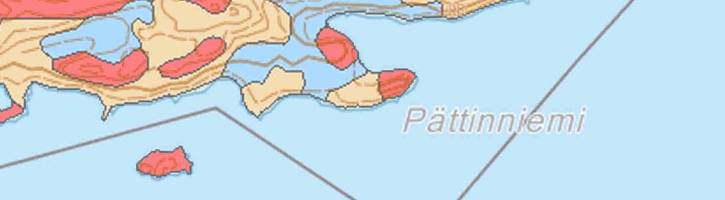Siellä pyyntikulttuurin asuinpaikkojen tai muiden kohteiden esiintyminen on epätodennäköisempää kuin alueen