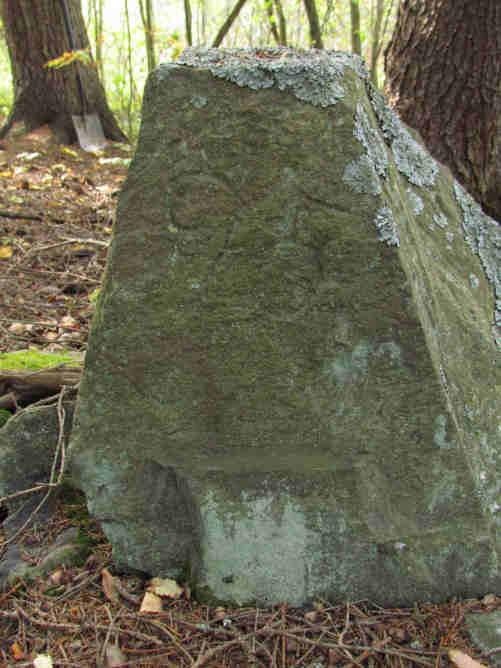 Kivirakenne on rajakivi, ja sen sijainti sopii 1700- luvun karttojen digitoinnin perusteella Kiikkisen yksinäistalon ja Hirviniemen ryhmäkylän rajalle.