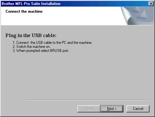Vain Windows 98:n/98SE:n/Me:n käyttäjät Varmista, että noudatit ohjeita 1 - E sivuilla 16-18.