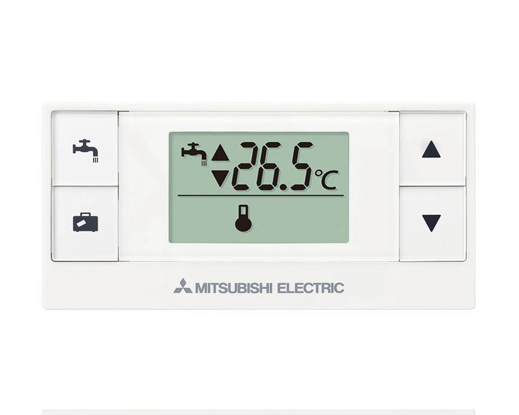 Mitsubishi Electric Langaton ohjain Haluttu lämpötilan asetus 0,5 asteen