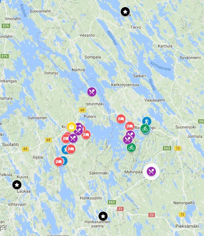 Etelä-Konneveden matkailualueen ensimmäinen yhteinen esite kehitettiin Matkamessuja varten. Esite on jaossa kunnissa koko vuoden 2017 aikana yleisenä matkailuesitteenä.