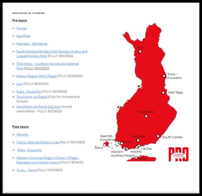 2. Puun tarina -tutustumismatka 15-17.1.2017 Matkamessujen yhteydessä järjestettiin tutustumismatka ulkomaalaisille matkanjärjestäjille Etelä-Konneveden matkailualueella.