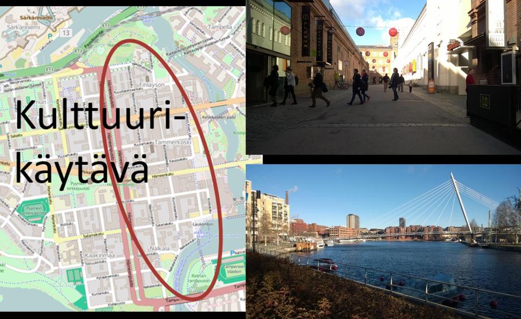 Laukontorille, josta se jatkaa matkaansa Hämeenpuistoon.