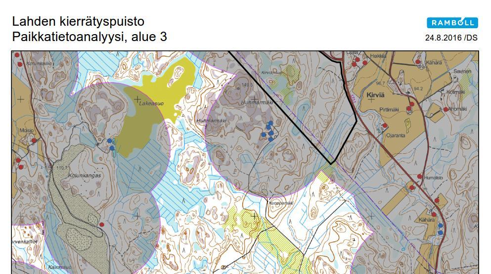 3. MATOMÄKI Hyvät liikenneyhteydet Alueella