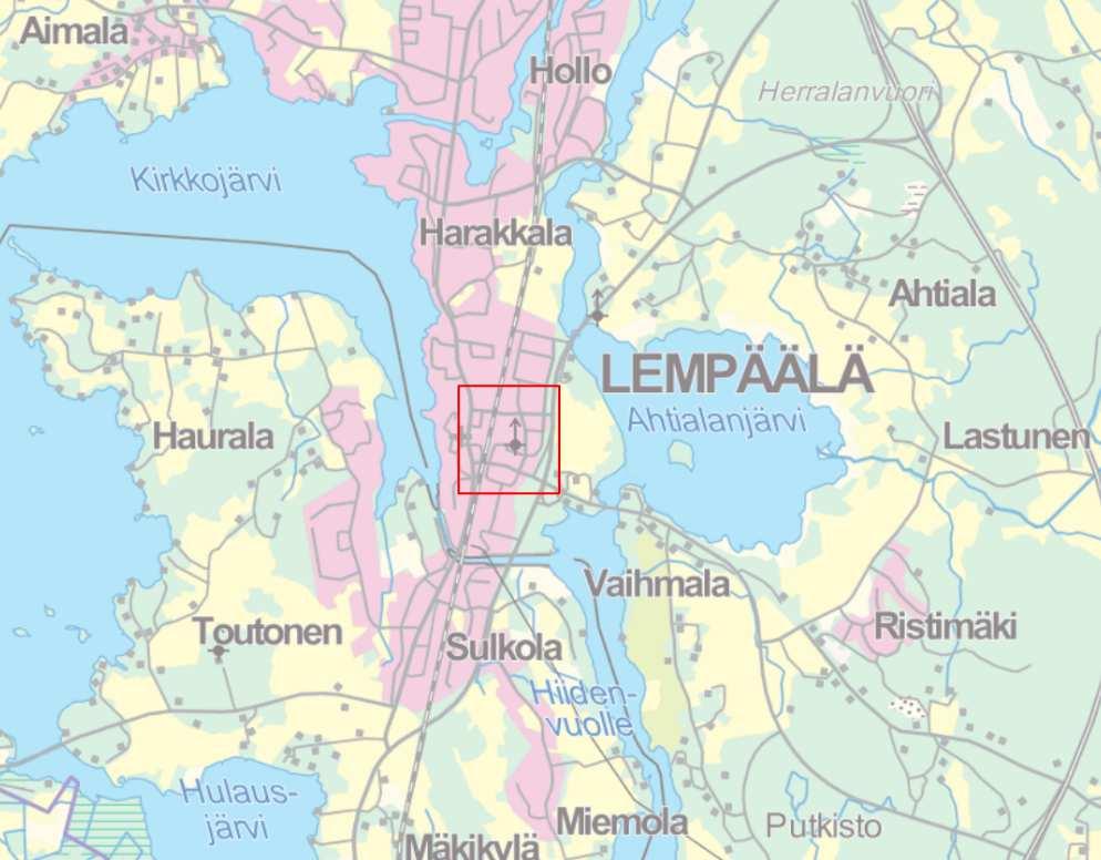 (3) 1. Tehtävä Tämä työ liittyy Lempäälän kunnan keskusta-alueen asemakaavamuutokseen. Työssä on selvitetty keskustan läpi kulkevan raideliikenteen aiheuttamaa tärinää kyseisellä kaava-alueella.