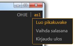Syötä Käyttäjätunnus ja Salasana kenttiin tilitoimistosta / pääkäyttäjältä saamasi tunnukset ja paina Kirjaudu 4.