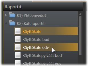 Jos valitset Raportit-listalta useampia raportteja, voit tulostaa tai tallentaa ne kaikki yhdellä kertaa. Klikkaa raportit Ctrl-näppäin pohjassa. 2.