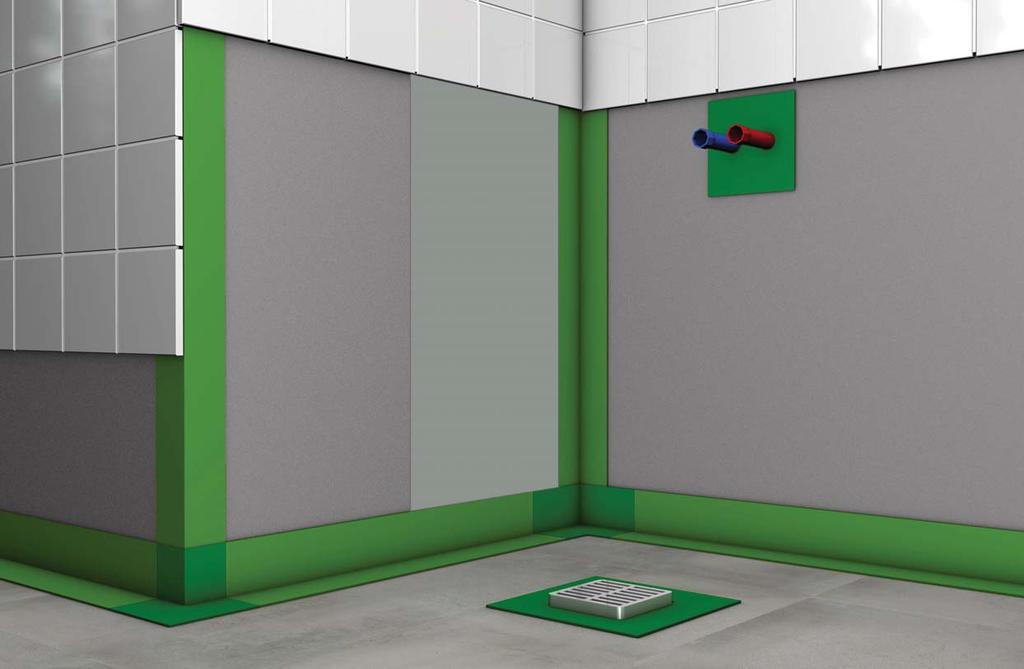 Vedeneristys laattojen alla KÖSTER Tuotteet vedeneristykseen laattojen alle itkäikäinen nautinto kylpyhuoneesta ja suihkutiloista edellyttää täydellistä ja muuttumatonta vedeneristysjärjestelmää.