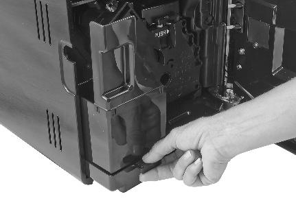 empty drip tray ilmestyy.