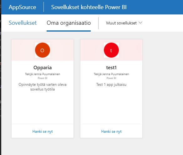näkevät koko sovelluksen sisällön. 25 Kuva 17.