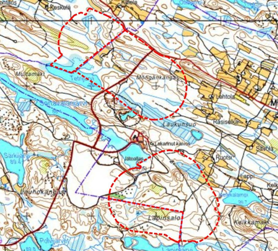 Maanomistus Maa-alueet ovat Savonlinnan kaupungin, yritysten ja yksityisten maanomistajien omistuksessa.