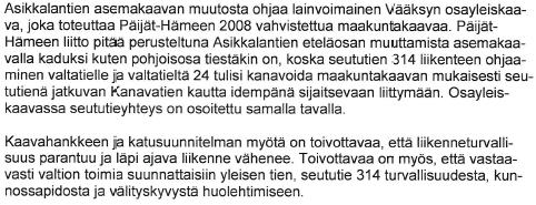 4. Asikkalan kunta, tekninen lautakunta 28.3.2013 Lausunto 9.10.2012 Ei huomautettavaa 5.