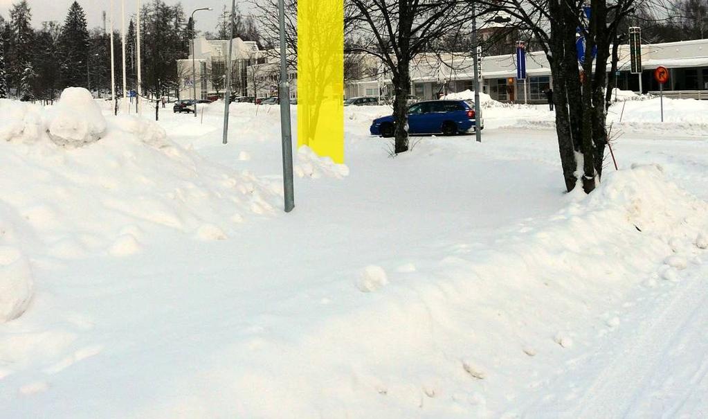 vaihtoehdossa valikoitui polttoaineenjakelupisteen rakennusalueen kaakkoiskulma,