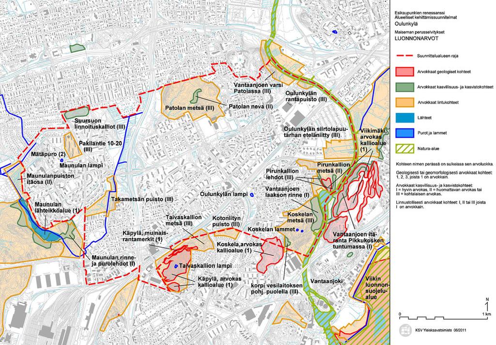 Luontoarvot Oulunkylässä on lukuisia arvokkaita kasvillisuus-, lintu- ja vesistökohteita sekä geologisia kohteita.