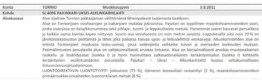 sijoittaa merkittävän, vaarallisia kemikaaleja valmistavan tai varastoivan laitoksen (TT/kem) ja vesialueeksi (W).