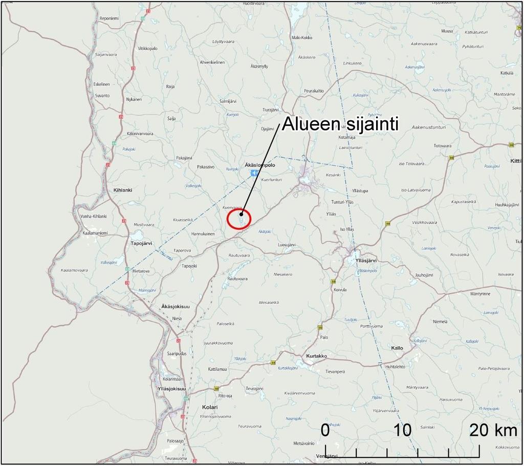 1. JOHDANTO Hannukainen Mining Oy suunnittelee kaivoshanketta Kolarin kunnassa sijaitsevalle Hannukaisen alueelle. Hankkeen ympäristövaikutusten arviointi on valmistunut keväällä 2013.