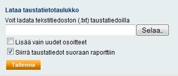 Analysoi myös ulkoista tekstiä Text Mining työkalulla voidaan analysoida myös muualla kuin Webropolissa kerättyä tietoa Sähköisessä muodossa olevat tekstivastaukset ja