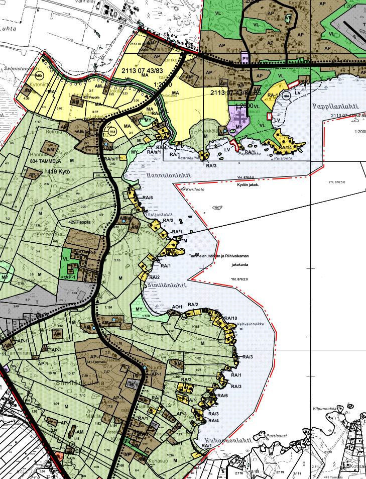 Koikkurinkallio on osoitettu kaavaan maa- ja metsätalousvaltaisena alueena, jolla on erityisiä ympäristöarvoja, arvokas geologinen muodostuma tai maa-aineslain tarkoittama kaunis maisema (MYg).