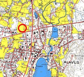 2 1 Suunnittelualue ja sen sijainti Himanen 3 asemakaava-alue käsittää n. 9,2 hehtaarin alueen Alavuden kaupungin keskustasta luoteeseen.