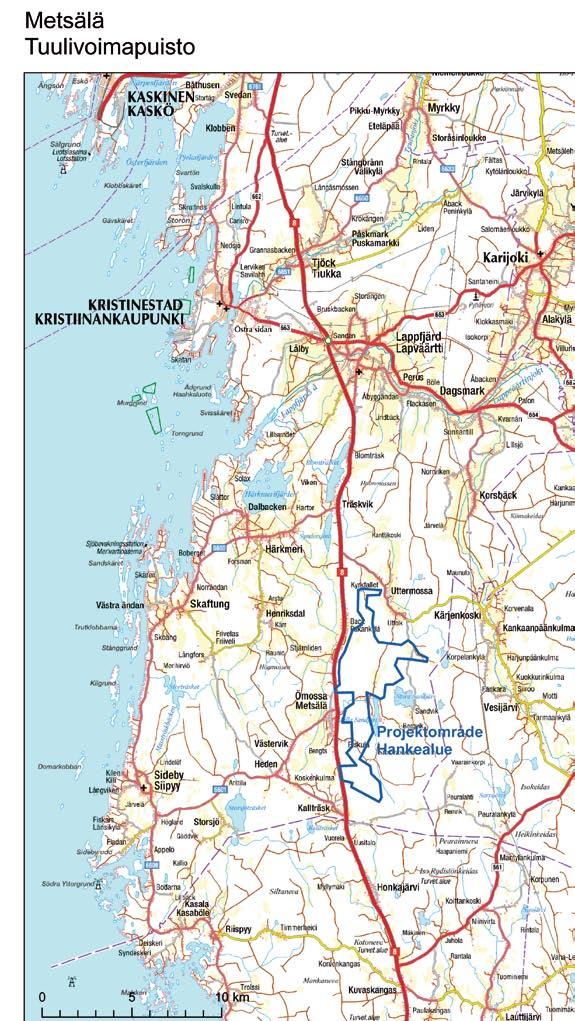 1. Johdanto EPV Tuulivoima Oy käynnisti vuonna 2009 ympäristövaikutusten arviointimenettelystä annetun lain mukaisen arviointimenettelyn (YVA-menettely), joka koskee Kristiinankaupunkiin Metsälän