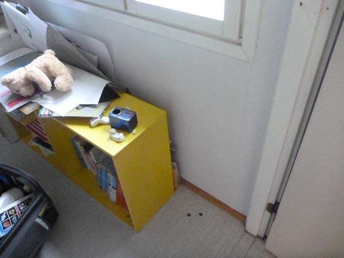 ulkoseinänvierelle tehtiin luokkatilan 114