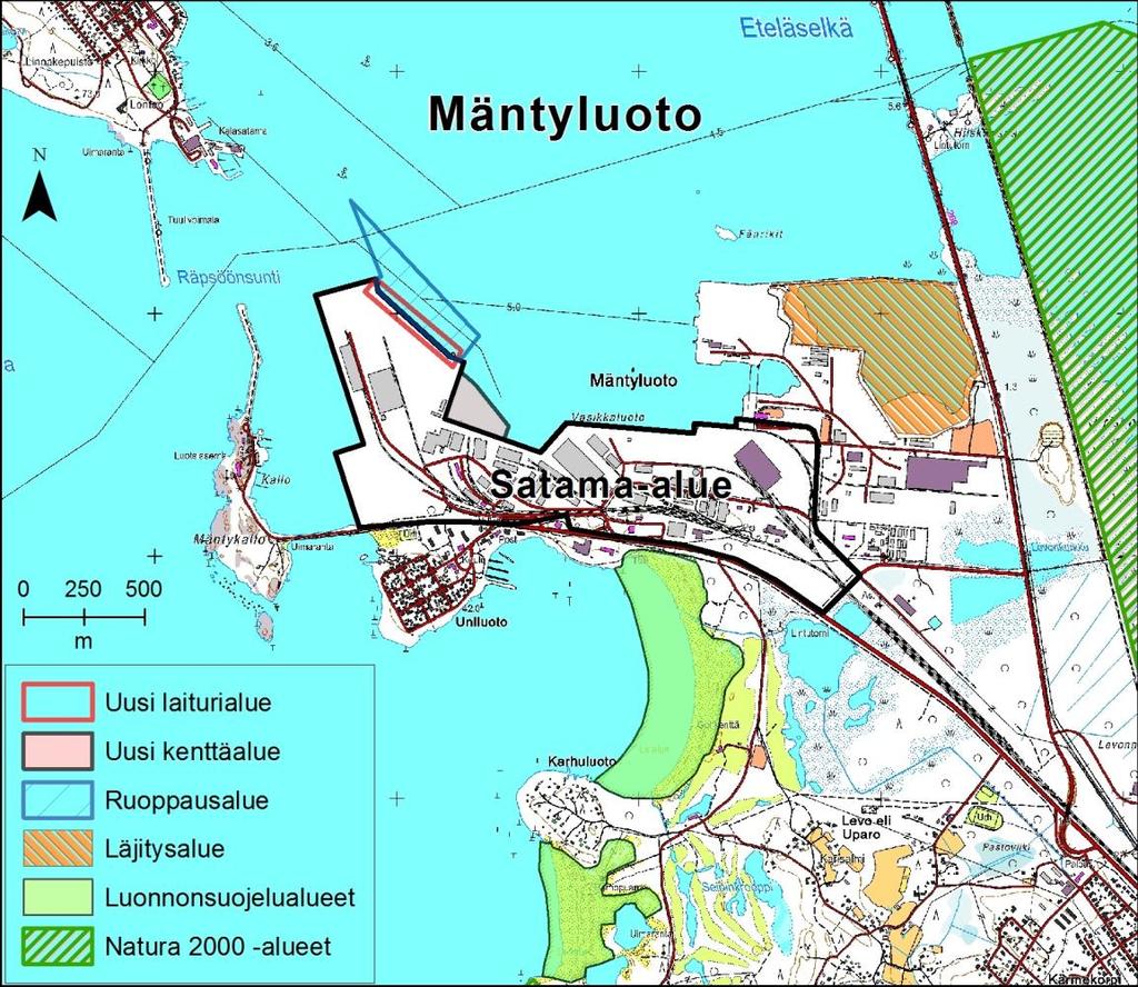 Porin Satama Oy Vesilain mukainen lupahakemus Kallonlahden satamanosan koillispään laiturin rakentaminen, hankkeeseen liittyvä ruoppaus ja läjitys 13 6.5.