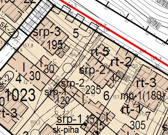 3.1.6 Kortteli 1023, tontti 6 Tontilla 1023-6 on laajennettu rakennusalaa kadun varressa ja kaakkoisrajalla sekä tarkistettu