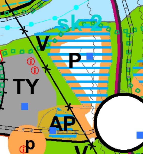 kohde. Muina merkintöinä alueella ovat nykyinen voimalinja (110kV) ja ohjeellinen ulkoilureitti. 5 Ote voimassa olevasta yleiskaavasta Asemakaava Nykyinen asemakaava on tullut voimaan 3.10.2013.