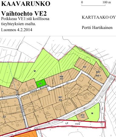 Alueella on kaksi merkittävän laajaa aluetta, joissa voimassa oleva asemakaava ei ole toteutunut ja joista puuttuu myös vesihuoltoverkko ja tiestö.