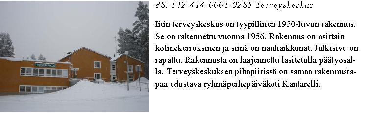 Iitin Kirkonkylän- Kausalan osayleiskaavan rakennuskulttuuriselvitykseen