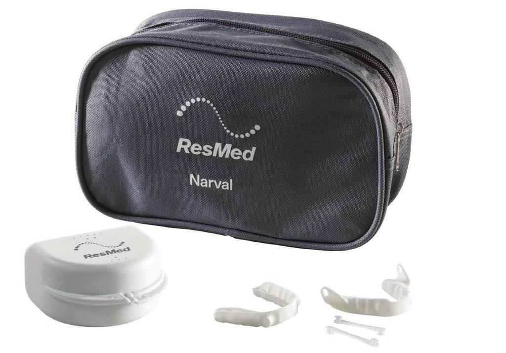 Narval CC: ResMedin yksilöllisesti valmistettu uniapneakisko AASM:n (American Academy of Sleep Medicine) yksilöllisiä uniapneakiskoja koskevat suositukset 4 Obstruktiivisen uniapnean ja kuorsauksen