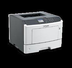 Lexmark M1140, M1145 ja M3150 SarjaTuotteen tekniset tiedot Tuotetiedot Lexmark M1140 Lexmark M1145 Lexmark M3150 Printing Näyttö 2-rivinen APA (A Points Addressabe) LCD -mustavakonäyttö 2.