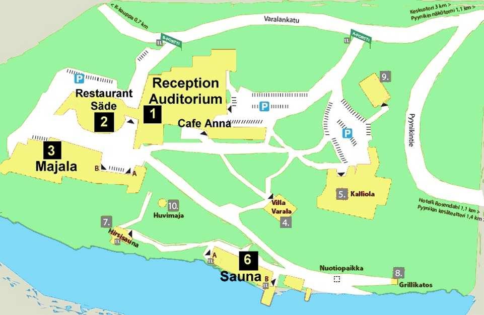 GENERAL CONFERENCE INFORMATION THE DX RECEPTION DESK The reception of the EDXC2017-conference is located in the EDXC Room near the Varala reception and lobby (building 1 on the map).