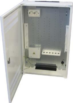 WAC140 SKT Kotijakamokaappi 620x400x155 mm, 2 x schuko+6:lle