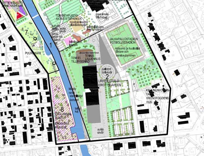 26 KOKKOLAN KESKUSPUISTON ETELÄOSA ASEMAKAAVAMUUTOKSEN VIREILLE TULON SYY Kaupunginhallitus on hyväksynyt Keskuspuistolle yleissuunnitelman.