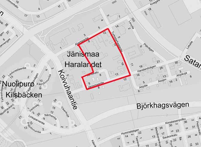 37 JÄNISKATU, JÄNISMAAN TYÖPAIKKA-ALUE ASEMAKAAVAMUUTOKSEN VIREILLE TULON SYY Aloitteen asemakaavan tarkistamiseksi teki Kiinteistö Oy Kokkolan Steel Park.
