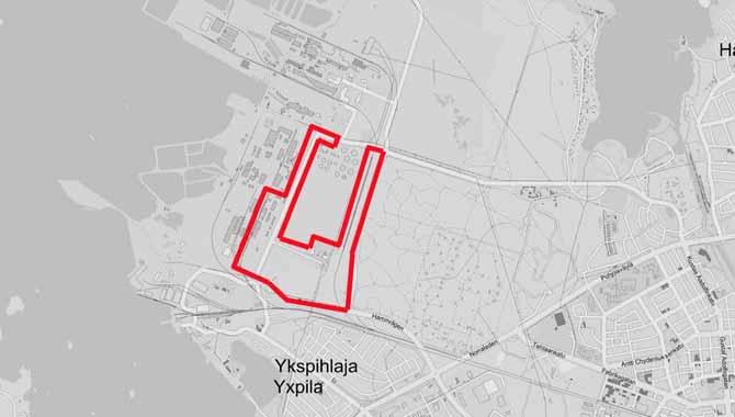 38 SUURTEOLLISUUSALUEEN LOGISTIIKKA-ALUEET ASEMAKAAVATYÖN VIREILLE TULON SYY Aloite on Kokkolan kaupungin.