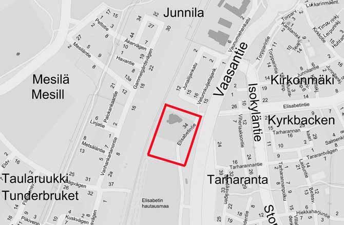 52 KOKKOLAN RAUHANYHDISTYKSEN TONTTI JA LPA-ALUE ASEMAKAAVATYÖN VIREILLE TULON SYY Aloitteen asemakaavan muuttamisesta on tehnyt Kokkolan seudun rauhanyhdistys ry.