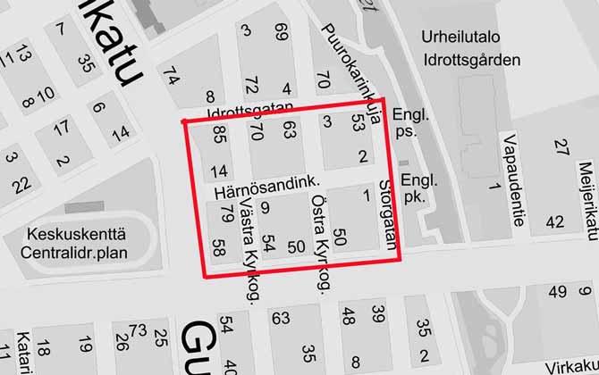 54 MUUT ASEMAKAAVATYÖT 4. KAUPUNGINOSAN ASEMAKAAVAN MUUTOS ASEMAKAAVAMUUTOKSEN VIREILLE TULON SYY Aloite on kaupungin.