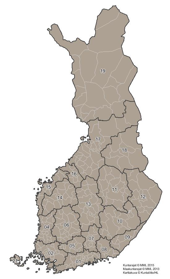 Rahoitusvastuu valtio (30 %) kunnat (70 %) +