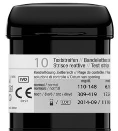 Laaduntarkkailu mylife ControlGDH kontrolliliuoksella Kontrolliliuostesti voidaan tehdä aina kun halutaan varmistua että verensokerimittari toimii moitteettomasti tai aina kun haluat harjoitella