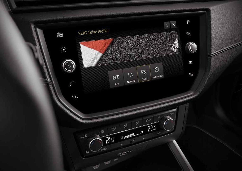 Drive Profile ja FR-mallin Dual Ride Drive Profile -toiminnon kautta voit säätää autoosi
