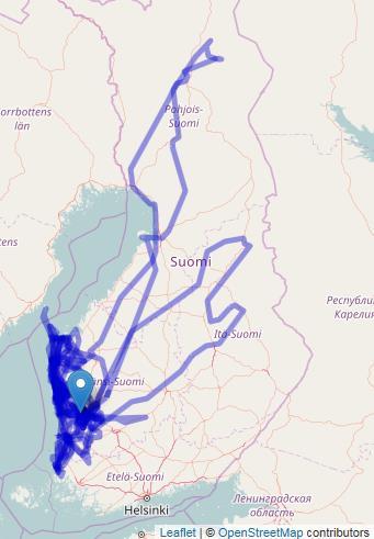 tapausta merikotkissa Osa löydetty