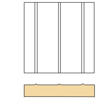 Kuva 5. Huomiolaatta (vas.) ja suuntalaatta (oik.) (Muokattu: Rakennustieto 2006). Ensimmäiset opaslaatat otettiin käyttöön Japanissa 1960-luvulla.