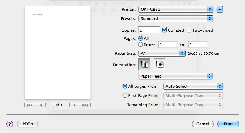 Print Cover Page (Print Cover Page) Cover Page Type (Cover Page Type) Billing Info (Billing Info) [Asettelu] (Layout) paneeli Kuvaus Asettaa kansitulostuksen.