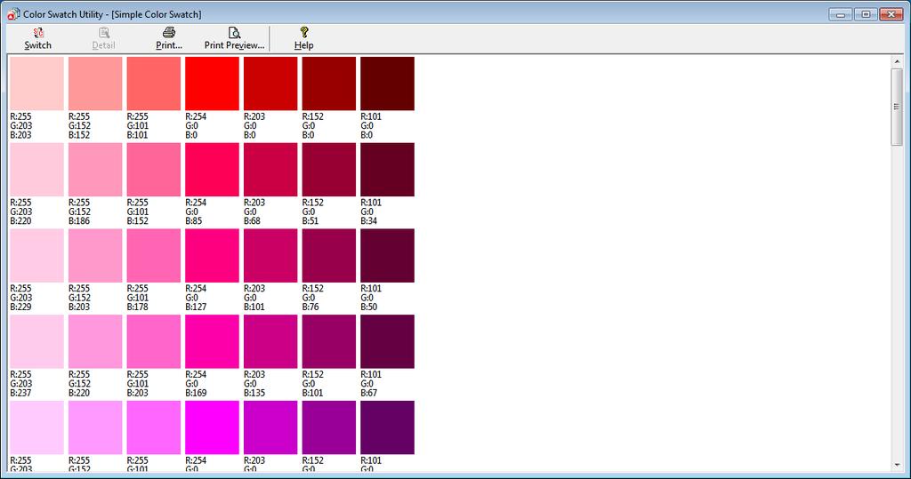 Värin asetus Color Swatch -ohjelmalla Värin asetus Color Swatch -ohjelmalla 2 Tässä osiossa esitellään Color Swatch -ohjelma.