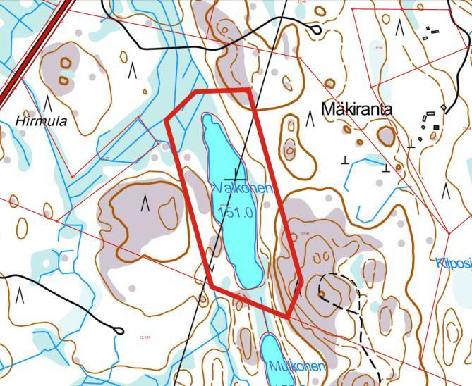 Toisveden rantaan Ilomäen ja Rajalahden alueille siirtämällä