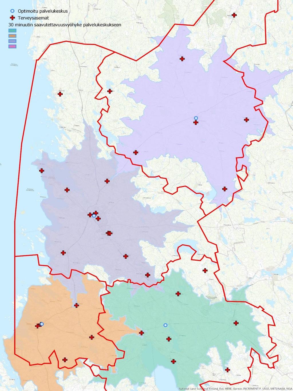 Karvia Honkajoki Merikarvia Siikainen Pohjoinen Kankaanpää Jämijärvi Pomarkku Reposaari Pihlava Noormarkku Läntinen Lavia Pori