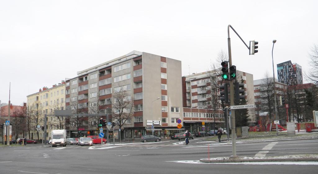 Kortteli 186 rajaa Kyttälän alueen lounaiskulman Hatanpään valtatien suuntaan ja Sorin aukion reunalla.